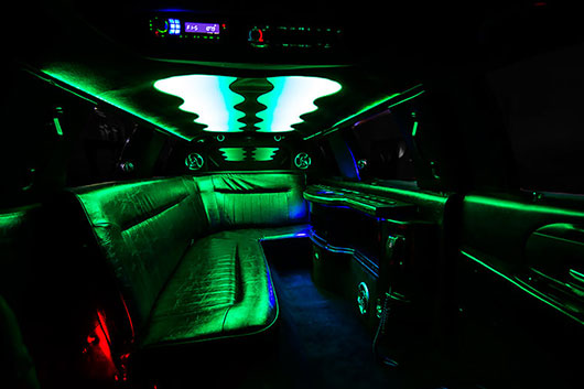 stretch limo interior