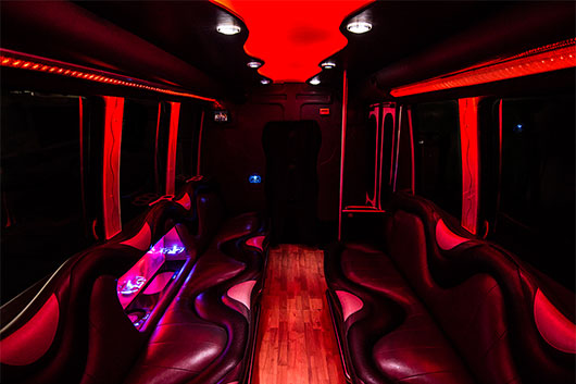 party bus seating