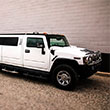 hummer limousine exterior view