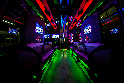 party bus luxury lounge