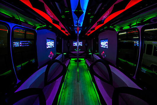 key west party bus rental lounge