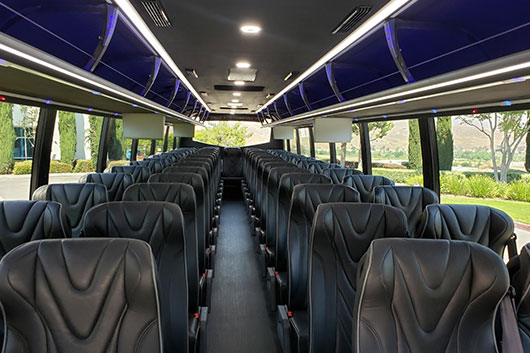 charter bus seating